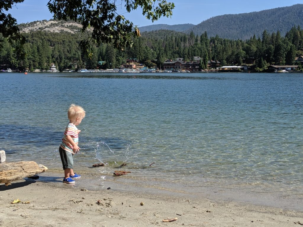 Child at Bass Lake